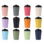 Wholesale High Quality 500ml Custom Logo Matte Black Coffee Cup Stainless Steel Insulated Leakproof Coffee And Tea Cups