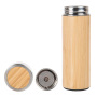 High Quality Bamboo Vacuum Cup Insulated Bamboo Thermos Water Bottle Portable Bamboo Mugs with Handle