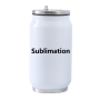 logo Custom 12 oz 17 oz Blank Sublimation Cola Can DIY Blank Heat Transfer Coated Cans Insulated Cups Printable Photo Mug