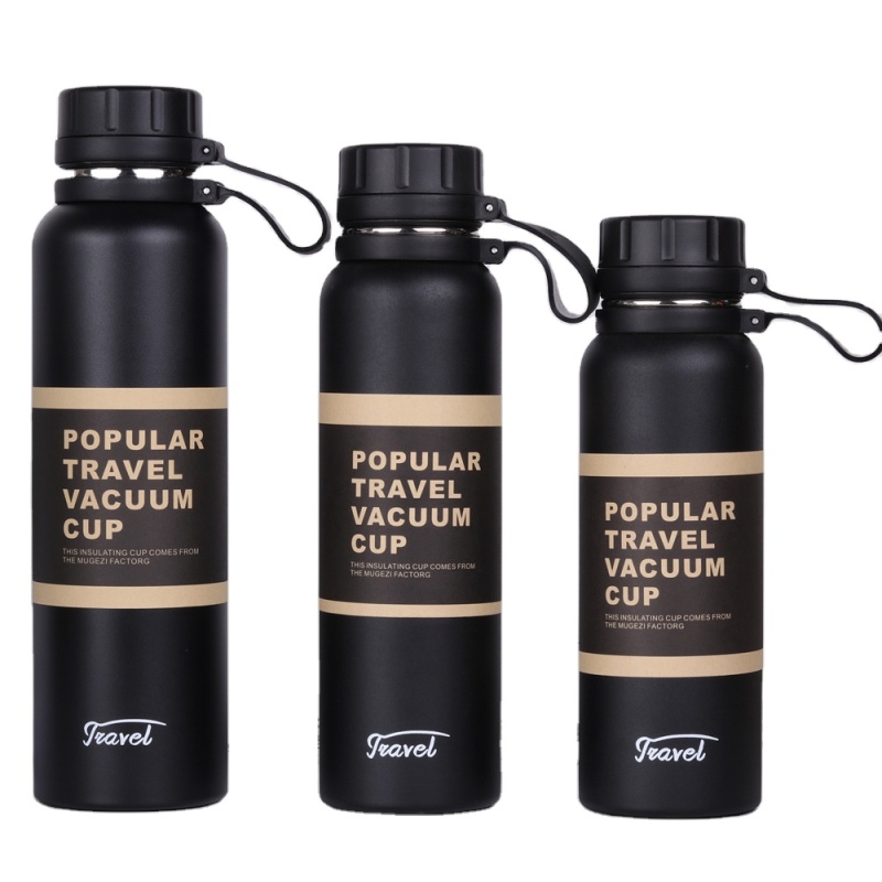 Wholesale High Quality Travel Bottle 650ml 850ml 1100ml Stainless Steel Custom Logo Thermos Travel Bottles Set