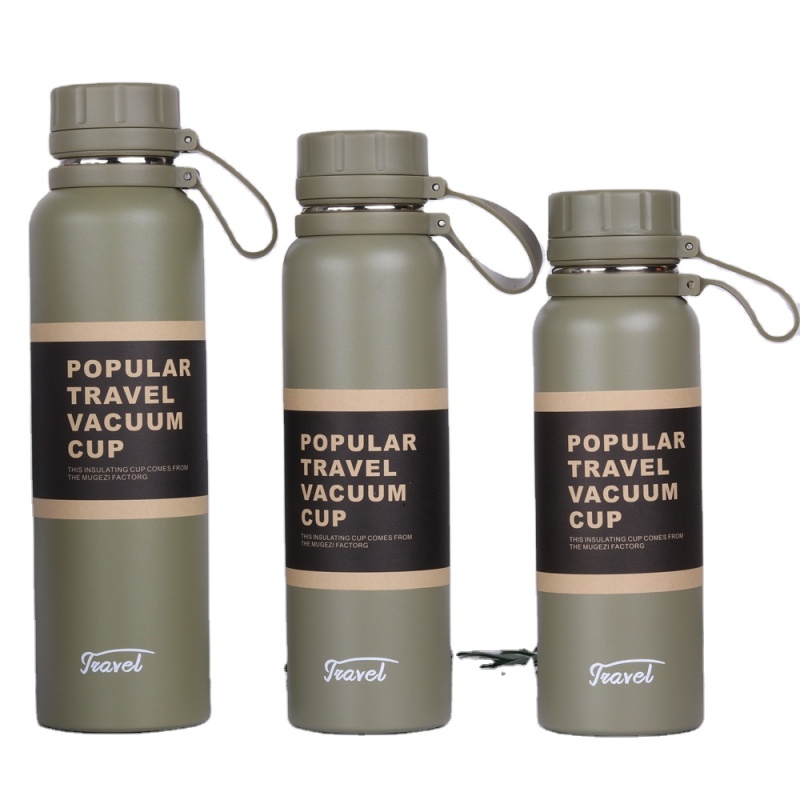 Wholesale High Quality Travel Bottle 650ml 850ml 1100ml Stainless Steel Custom Logo Thermos Travel Bottles Set