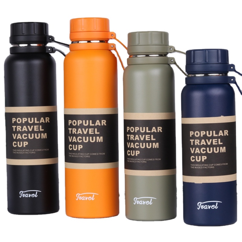 Wholesale High Quality Travel Bottle 650ml 850ml 1100ml Stainless Steel Custom Logo Thermos Travel Bottles Set