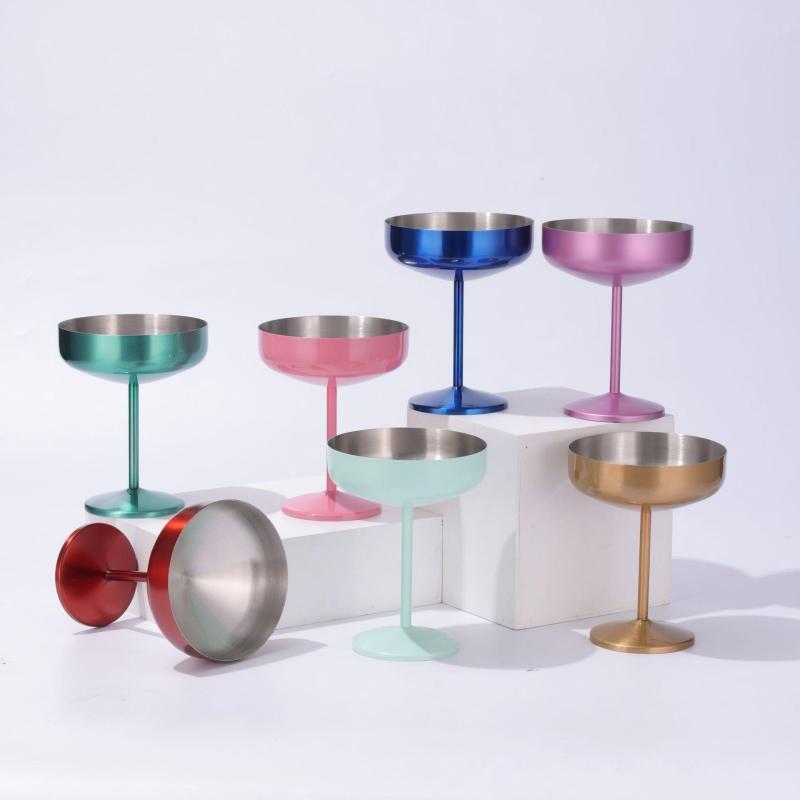 Wholesale Custom 10oz Wine Tumbler Party Promotion Gift Use Sublimation Double Wall Stainless Steel Mini Shot Glass