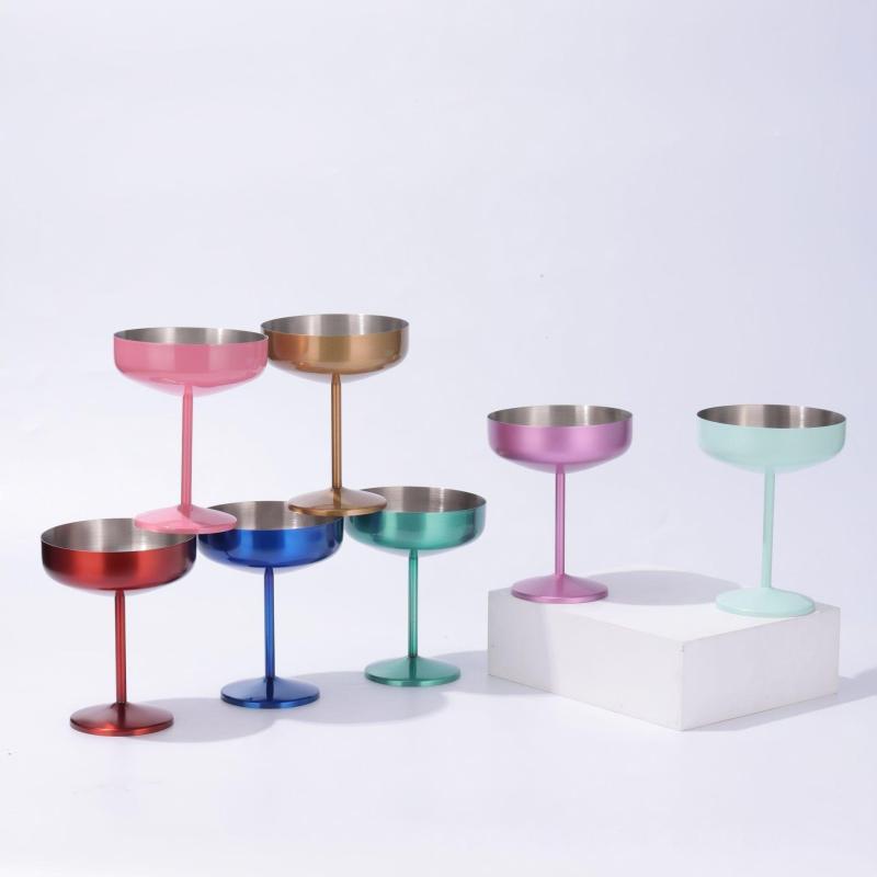Wholesale Custom 10oz Wine Tumbler Party Promotion Gift Use Sublimation Double Wall Stainless Steel Mini Shot Glass