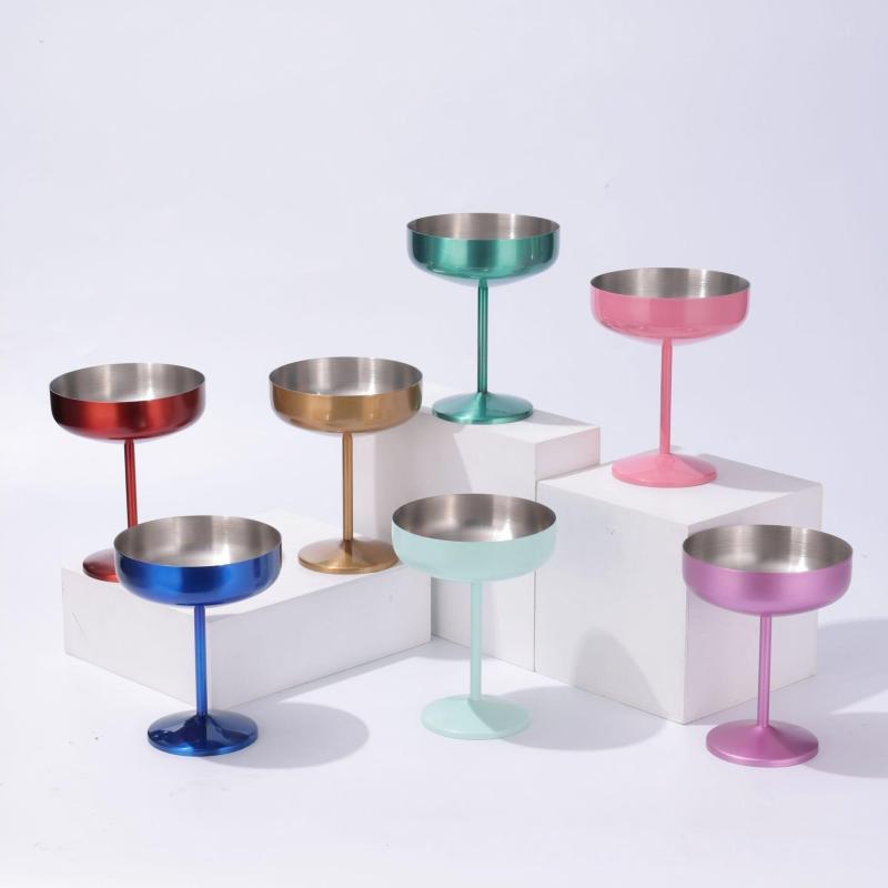 Wholesale Custom 10oz Wine Tumbler Party Promotion Gift Use Sublimation Double Wall Stainless Steel Mini Shot Glass