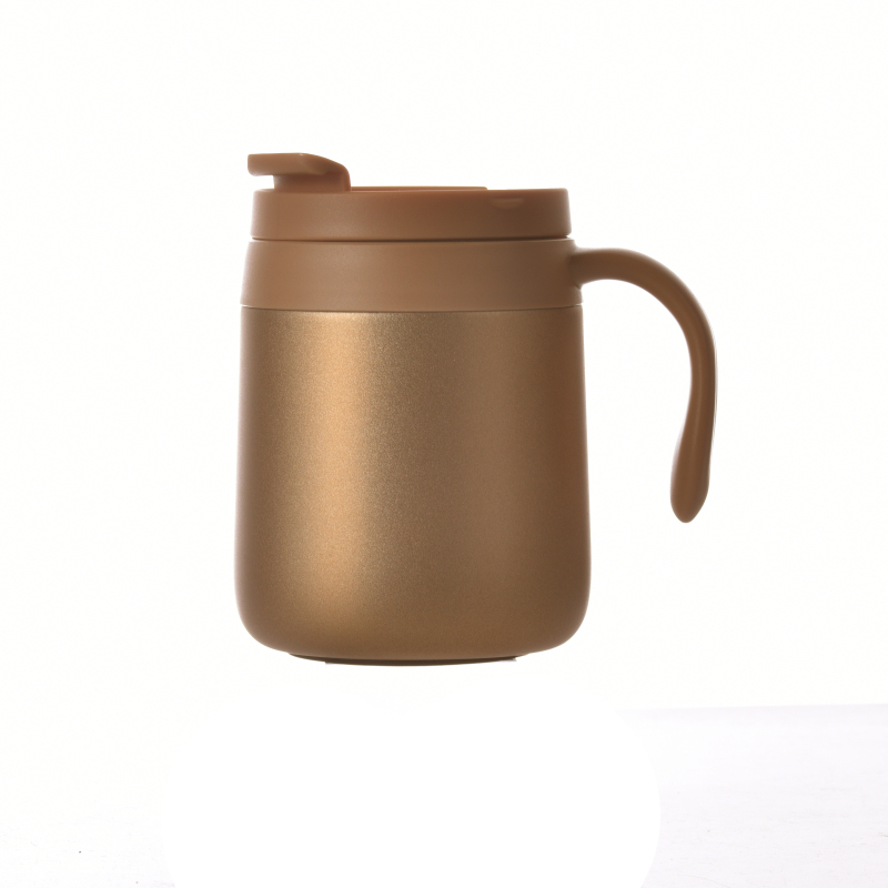 350ml 500ml Customised Christmas Gift Stainless Steel Double Wall Insulated Coffee Mugs with Handle