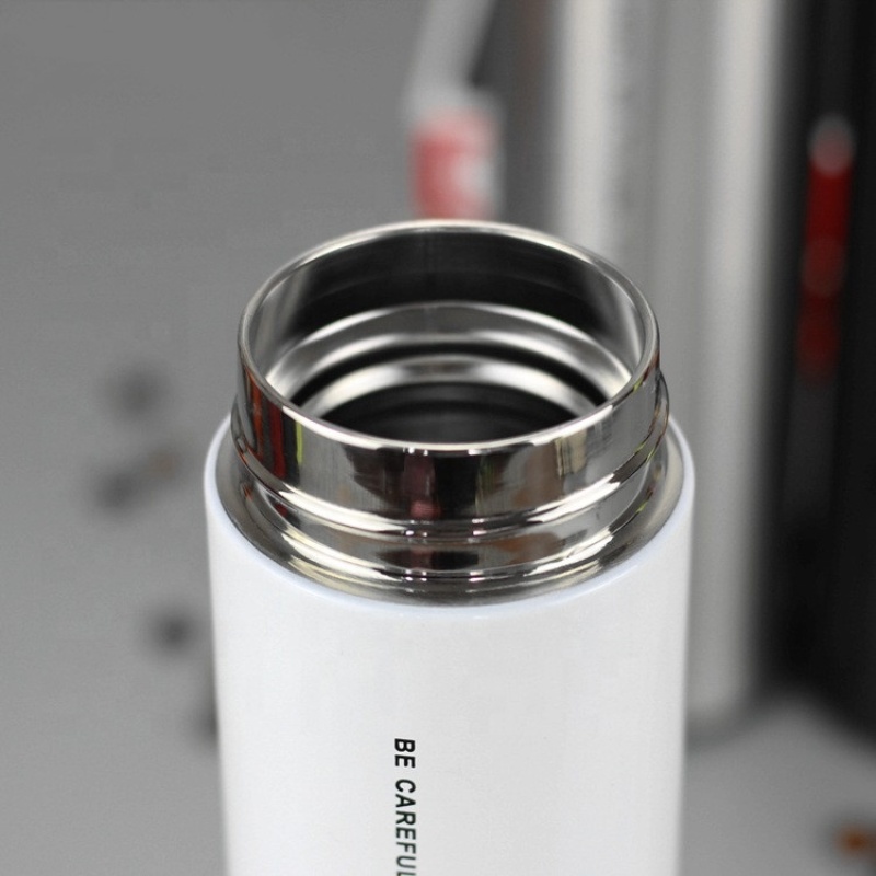 Wooden Lid Customized Logo Double Wall Stainless Steel Insulated Water Bottle Keep Hot and Cold Thermal Vacuum Flask