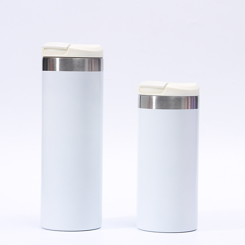 Wholesale Water Bottle 350ml 450ml Stainless Steel Straight Sport Insulated Gradient Color Bpa Free Water Bottles for Kids