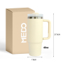 Wholesale 40oz Tumbler Custom Logo Double Wall Stainless Steel Powder Coated Vacuum Reusable Travel Tumblers With Lid and Straw