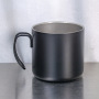 Wholesale New 200ml 300ml Double WalledCarabiner Mug  Travel Portable Stainless Steel Coffee Cup  with Handle Lid