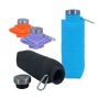 Factory Wholesale Customized Silicone Foldable BPA Free Sports Water Bottle Outdoor Travel Water Bottle with Portable Telescopic