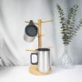 Wholesale New Customized logo Camping Travel Mug  Cups 450ml Double-Wall  Stainless Steel  Mug With Handle Lid