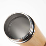 Good Quality Stainless Steel Bamboo Water Bottle Insulated Thermos, Double Wall Tumbler for Hot and Cold Tea
