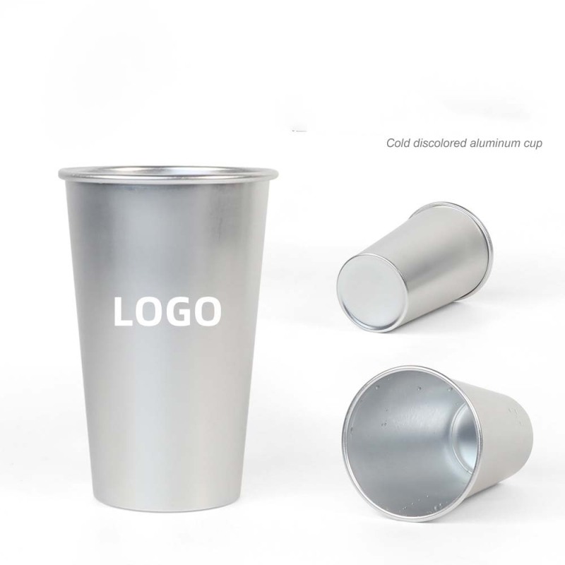 High Quality Customizable Cheaper 450ml Aluminium Magic Color Changing Cups Food Grade Pre-cooling Color Changing Cup