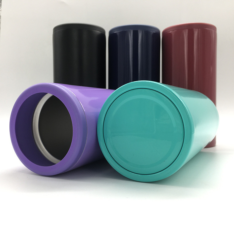 Hot Sale Factory Custom 12Oz Insulated Sublimation Blank Can Cooler 12 Oz Stainless Steel Can Cooler