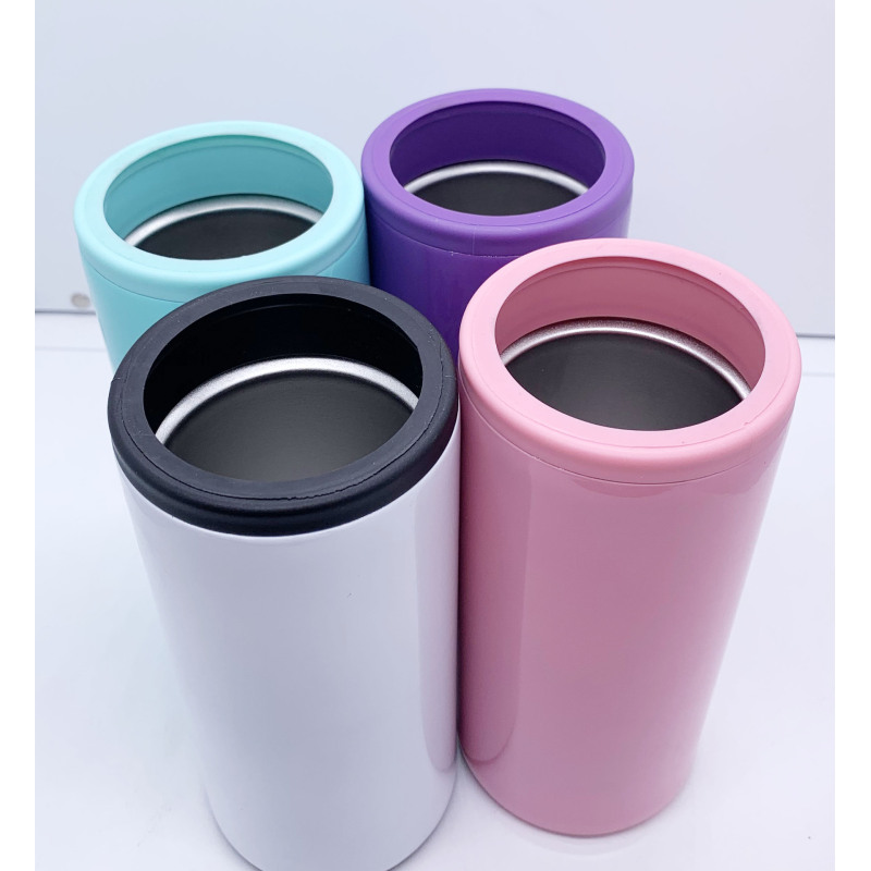 Hot Sale Factory Custom 12Oz Insulated Sublimation Blank Can Cooler 12 Oz Stainless Steel Can Cooler