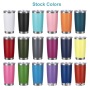 Wholesale Powder Coated Metal Stainless Steel Double Wall Insulated Vacuum Cup Coffee Tumblers Travel Mugs