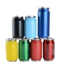 Promotional Gift Use 12 oz 17 oz Double Wall Cola Thermos logo Blank Stainless Steel Cola Water Bottle  Can with Straw
