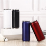 Promotional Gift Use 12 oz 17 oz Double Wall Cola Thermos logo Blank Stainless Steel Cola Water Bottle  Can with Straw