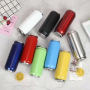 Promotional Gift Use 12 oz 17 oz Double Wall Cola Thermos logo Blank Stainless Steel Cola Water Bottle  Can with Straw