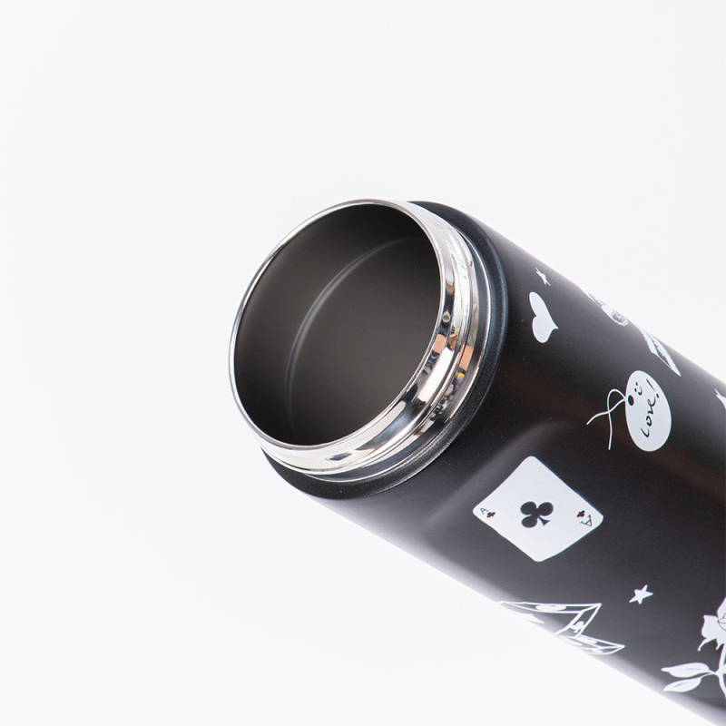 Wholesale Portable Custom Printed 24oz 32oz Double Wall Stainless Steel Insulated Water Bottles With Double Drinking Lids