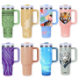 Wholesale 40oz Stainless Steel Water Bottle with Handle -Vacuum Insulated Tumbler for Iced Tea and Coffee