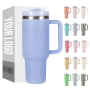 Wholesale 40oz Stainless Steel Water Bottle with Handle -Vacuum Insulated Tumbler for Iced Tea and Coffee
