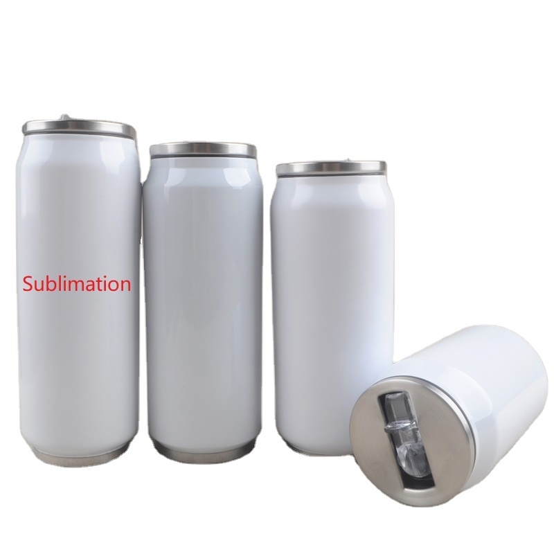 High Quality  300 ML 380ML 500 ML  12OZ 17oz Cola Thermos Sublimation Blank Vacuum Can Water Bottle Cola Bottle