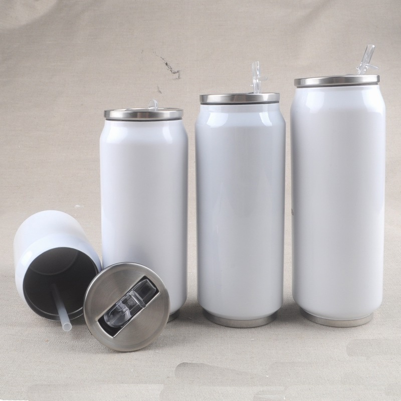 High Quality 300 ML 380ML 500 ML 12OZ 17oz Cola Thermos Sublimation Blank Vacuum Can Water Bottle Cola Bottle