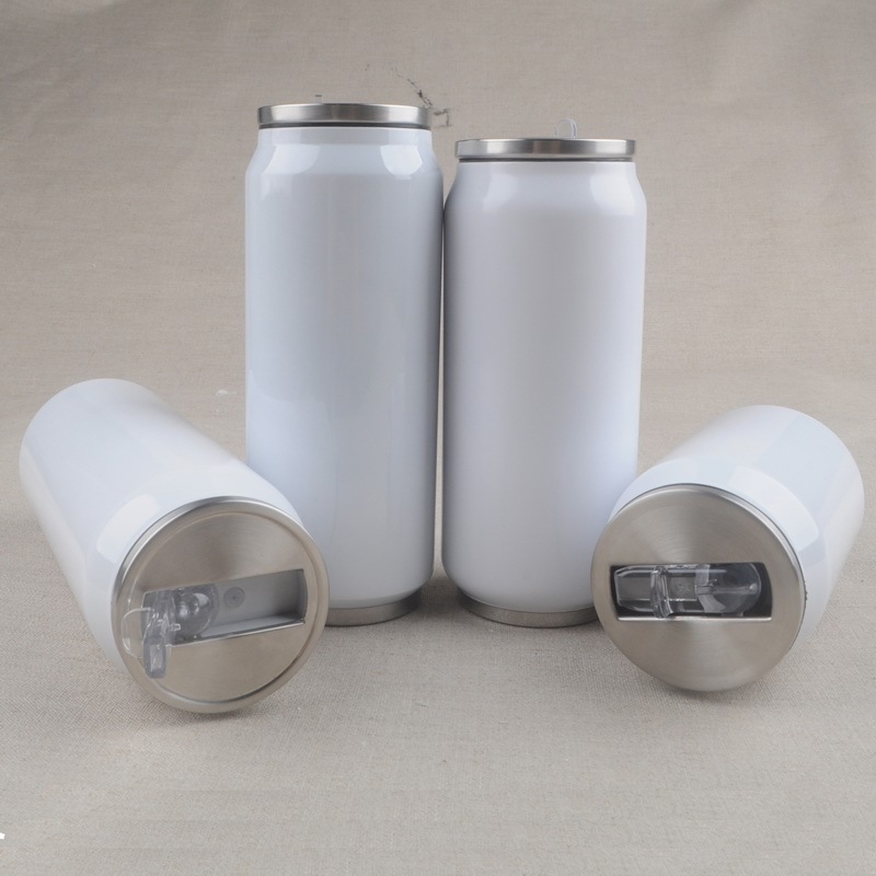 High Quality 300 ML 380ML 500 ML 12OZ 17oz Cola Thermos Sublimation Blank Vacuum Can Water Bottle Cola Bottle