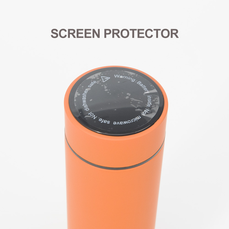 Wholesale Screen Insulated Thermal LED Stainless Steel Temperature Digital Display Smart Thermos Water Bottle with Custom logo