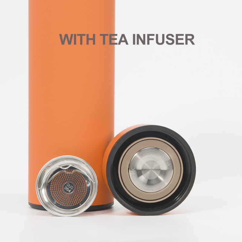 Wholesale Screen Insulated Thermal LED Stainless Steel Temperature Digital Display Smart Thermos Water Bottle with Custom logo