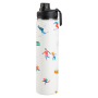 Christmas 18oz 32oz Sublimation Double Wall Stainless Steel Sports Water Bottle 2in1 Drinking Lid Silicone Bottom for Heat Press