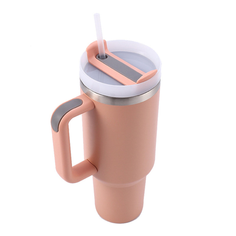 Wholesale High Quality 40oz Travel Tumblers Double Wall Stainless Steel Powder Coated Vacuum Reusable Custom Tumbler Cup Logo