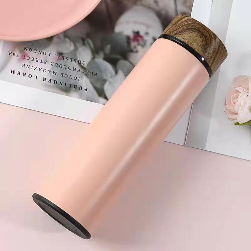 Wholesale Hot Sale Custom Logo Thermos Water Bottle Vacuum Insulated Flask Coffee Tumbler Cup with Infuser Stainless Steel 500ml