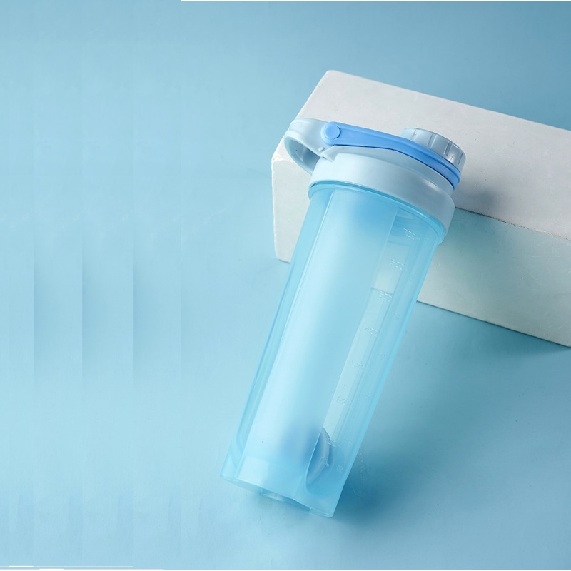 Custom 500ml 700ml Leak Proof Plastic Fitness Workout Gym Protein Blend Shaker Bottle With Mixer Ball
