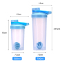 Custom 500ml 700ml Leak Proof Plastic Fitness Workout Gym Protein Blend Shaker Bottle With Mixer Ball
