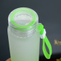 DIY Transparent Frosted Blank Sublimation Tumbler 550ML Gradient Color Glass Frosted Water Bottle