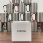 200ml 300ml Outdoor Camping Travel Portable Stainless Steel Coffee Cup Double Walled Carabiner Mug with Handle