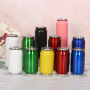 Gift USE Stainless Steel Double Wall 12 oz 17 oz Vacuum Tumbler Mug Insulated Cola Cans Cola Water Bottle