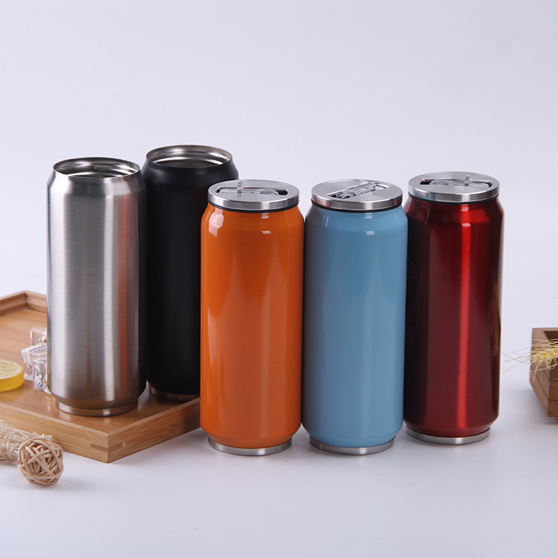 Gift USE Stainless Steel Double Wall 12 oz 17 oz Vacuum Tumbler Mug Insulated Cola Cans Cola Water Bottle