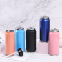 Gift USE Stainless Steel Double Wall 12 oz 17 oz Vacuum Tumbler Mug Insulated Cola Cans Cola Water Bottle