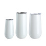 White Blank Sublimation 12oz 15oz 20 oz 30oz 40oz Egg Cola Tumblers Straight Beer Milk Coffee Tumbler Cup in Bulk with FREE Plas