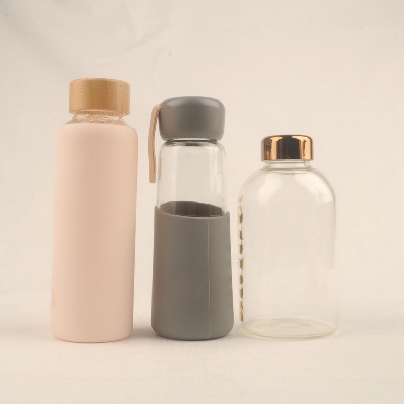 Nordic Ins Custom 400ml clear Blank Drinking Tumbler Reusable Travel Coffee Glass Mug Cup with Straw/lid