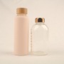 Nordic Ins Custom 400ml clear Blank Drinking Tumbler Reusable Travel Coffee Glass Mug Cup with Straw/lid