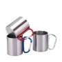 Wholesale High Quality 220ml 300ml Portable Travel Camping Mug Stainless Steel Insulated Personalized Mini Mug With Carabiner