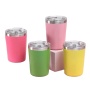 Wholesale Tumblers Canada 12oz Double Walls Stainless Steel Insulated Vacuum Wine Tumbler Coffee Tumbler With Lid