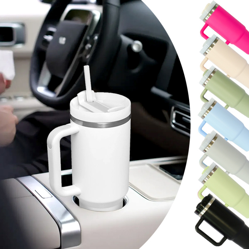 Wholesale Best Selling 40oz Blank Tumblers Portable Travel Powder Coated Double Wall Stainless Steel Tumbler With Straw