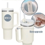 Wholesale Best Selling 40oz Blank Tumblers Portable Travel Powder Coated Double Wall Stainless Steel Tumbler With Straw