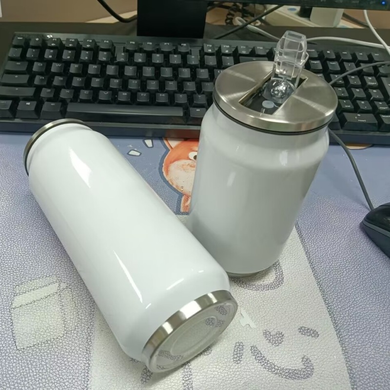 Sublimation Blank 300 ml 500 ml Cola Can DIY Blank Heat Transfer Coated Cans Insulated Cups Printable Photo Mug